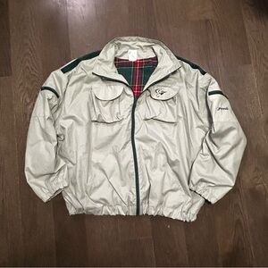 Vintage Salmo Salar Wading Jacket with plaid lining - XL